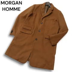 MORGAN HOMME モルガン オム 秋冬★ チェスター コート Sz.XL メンズ 茶系のサムネイル