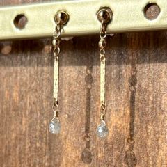 極美プレシャスオパール ウェーブアメリカンピアス 14kgf - メルカリ