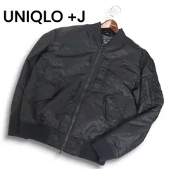 UNIQLO +J ユニクロ × ジルサンダー 秋冬 ハイブリッド ダウン オーバーサイズ MA-1 ブルゾン ジャケット Sz.S　メンズ 黒