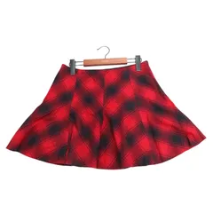 POLO RALPH LAUREN ポロ ラルフローレン 秋冬★ タータン チェック フレア ミニ スカート Sz.2 レディース