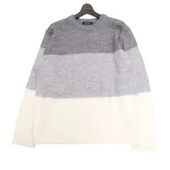 nano universe ナノユニバース  秋冬 ニット★ カラーブロック セーター ニット Sz.L メンズ