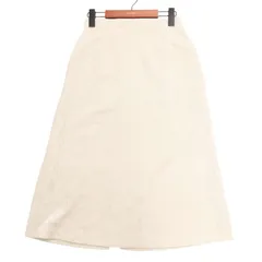 ROPE' PICNIC ロペピクニック 秋冬 コーデュロイ★ Aライン フレア スカート Sz.36 レディース 白