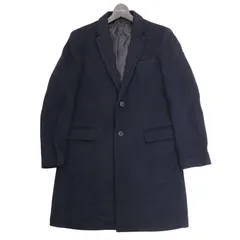 ADAM ET ROPE アダム エ ロペ 秋冬★ カシミヤ チェスターコート Sz.M メンズ 紺