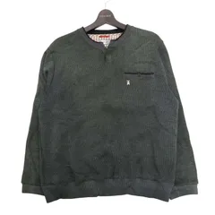 MACBETH JEANS COMPANY マクベス ジーンズ カンパニー 秋冬 裏起毛★ 裏地チェック ニット トレーナー セーター Sz.M メンズ