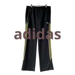 adidas　トラックパンツ　Oサイズ　ジャージ　刺繍ロゴ　ワンポイント