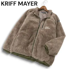 KRIFF MAYER クリフメイヤー 秋冬 ロゴ刺繍★ ボア フリース フルジップ ジャケット ブルゾン Sz.170 メンズ アウトドア