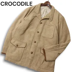 CROCODILE クロコダイル 秋冬★ 裏地チェック カバーオール ジャケット Sz.L メンズ