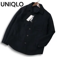 【新品 23AW】 UNIQLO ユニクロ 秋冬 オーバー シャツ ジャケット Sz.S　メンズ ネイビー 未使用