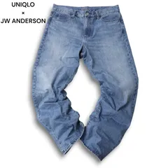 25SS★ UNIQLO × JW ANDERSON ユニクロ JWアンダーソン USED加工★ ストレート デニム パンツ ジーンズ Sz.29 メンズ