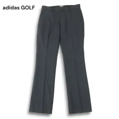 adidas GOLF アディダス ゴルフ adiPURE 秋冬★ ウール スラックス パンツ Sz.76 メンズ 灰 グレー
