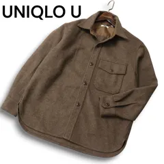 UNIQLO U ユニクロ ユー ルメール 秋冬★ ウール混 フリース シャツ ジャケット Sz.L メンズ