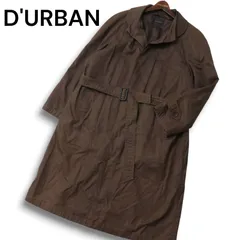 D'URBAN ダーバン 秋冬★ ウール ライナー★ ベルト付き コート Sz.L メンズ