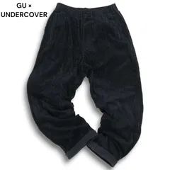21AW★ GU × UNDERCOVER ジーユー × アンダーカバー 秋冬 コーデュロイ★ ストレッチ パンツ Sz.S メンズ 紺 ネイビー