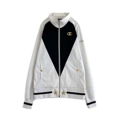 Champion　トラックジャケット　DRESS CAMP　刺繍路ロ　切替