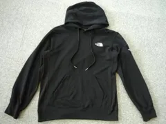NORTHFACE ノースフェイス スクエアロゴ フーディー Square Logo Hoodie NT12230 ブラック K スウェットパーカ メンズ XL お買得 美品_T3