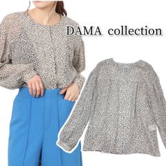 DAMA collection ボウタイブラウス 7 日本製 光沢グレー 高級感 - メルカリ