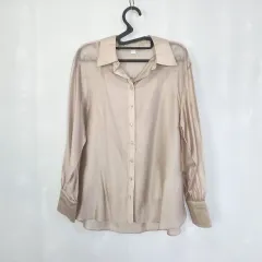 0172 モルガン シースルー インナー含む ブラウス 66サイズ デイリーウェア オフィスルック