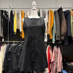 / OLLEBOREBLA アルベロベロ　無地　ノースリーブ  ワンピース　スエード　シンプル　お呼ばれ　デート　オフィスカジュアル　食事会　可愛い　お出かけ　上品