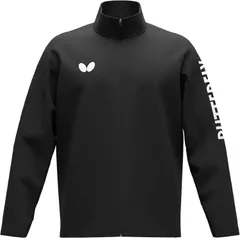 バタフライ Butterfly 卓球 ワイザー ジャケット ジャージ トップス 上着 ウエア メンズ レディース 男性 女性 ストレッチ トレーニング 部活動 クラブ サークル 練習 移動着 普段着  47460 278 ブラック