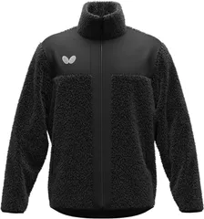 バタフライ Butterfly 卓球 レッジ フリース トップス ジャケット 上着 ウエア メンズ レディース 男性 女性 防寒 保温 トレーニング 部活動 クラブ サークル 練習 移動着 普段着  47450 278 ブラック
