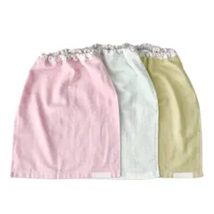 肌に優しい国産綿タオル製おりこうタオルエプロン 片面ガーゼ アニマルMIX3枚セット