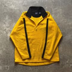 00年代 00s GAP ギャップ ハーフジップ フリース ジャケット イエロー 黄色
