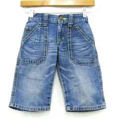 エドウィン デニムパンツ ハーフパンツ ジーンズ ジーパン ブランド ボトムス キッズ 男の子用 120サイズ ブルー EDWIN 【中古】のサムネイル