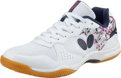 バタフライ Butterfly 卓球 レゾライン ビライトII シューズ 靴 スパイク メンズ レディース 男性 女性 快適 フィット感 クッション ねじれ抑制 ブレ抑制 部活動 練習 試合 大会  93740 270 ホワイト 25.5