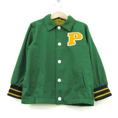 ミキハウス ブルゾン ジャケット Picnic ブランド アウター キッズ 女の子用 110サイズ グリーン MIKIHOUSE 【中古】