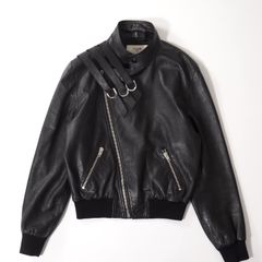 セリーヌCELINE 19SS クラシックバイカーレザーライダースジャケット44