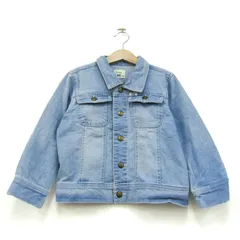 リー デニムジャケット ジージャン Gジャン ブランド アウター キッズ 男の子用 110サイズ ライトブルー Lee 【中古】
