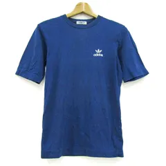 アディダス 半袖Ｔシャツ ロゴT スポーツウエア トップス メンズ Sサイズ ブルー adidas 【中古】