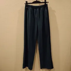 GU　グリーン　パンツ　サイドスリット　ライン