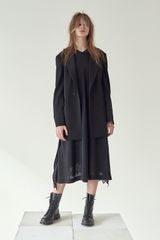 yohji yamamoto +noir シアーロングジャケット - メルカリ