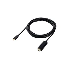 エレコム USB Type-C(TM) - HDMI(R)変換ケーブル 画面複製と画面拡張に対応 3m ブラック MPA-CHDMI30BK3