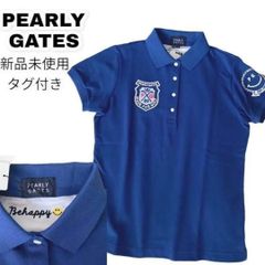 新品 PEARLY GATES ポロシャツ 刺繍 ニコちゃん 定価¥19800 - メルカリ