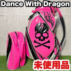 [Unused] Dance With Dragon Caddy Bag Golf Bag Pink 3-Point Caddy Bag Premium Model Free Shipping Powerful Design