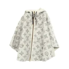 ルイ・ヴィトン LOUIS VUITTON ポンチョ リバーシブル モノグラム マヒナ ケープ ウール ポンチョ レディース Used Aのサムネイル