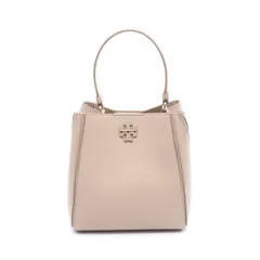 トリーバーチ Tory Burch ハンドバッグ McGraw Small Bucket Bag マックグロー スモール バケットバッグ グレージュ レザー マグロウ ハンドバッグ レディース Used A
