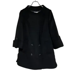 ZM1647 aquagirl アクアガール ウール コート ジャケット アウター ブラック レディース 36