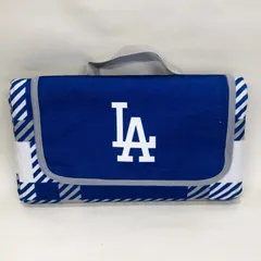 【新品✨未使用】ドジャース レジャーシート 🧺 チェック柄 127×152cm 💙 LAロゴ 大谷翔平 山本由伸 MLB公式 Dodgers ピクニック・カーペットにも