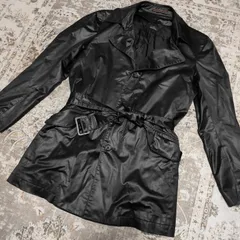 PS PAUL SMITH　ピーエスポールスミス  【サイズ】  L2　BLACK　トレンチコート　シングルコート　ライナー付き　メンズ　中古　古着