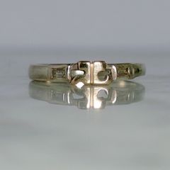 クレージュ Courreges シルバー K10 GOLD リング 9号 - メルカリ