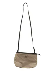 インゲボルグ NGEBORG ナイロンサコッシュ ショルダーバッグ 斜め掛け レザー 牛革 花柄 ベージュ 鞄 かばん