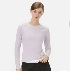 新品) MULAWEAR ロングスリーブ S LOVE YOURSELF 承 'Her' ハッシュパープル カラー