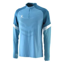 【新品】KELME(ケルメ)ハーフジッパートレーニングジャケット サッカー・フットサル ウェア 長袖 ロングスリーブ メンズ ユニセックス ターコイズ 8061TT1007-4021