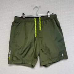 80 ポロラルフローレン メンズ ハーフパンツ オリーブ M