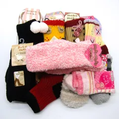 チュチュアンナ他 ルームソックス 14点セット 未使用 もこもこ あったか 靴下 まとめて 大量 レディース