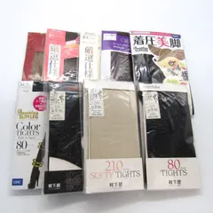 靴下屋/DHC他 レギンス タイツ 9点セット 未使用 M-L まとめて 大量 レディース