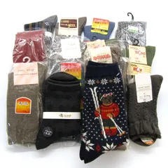 ポロ・ラルフローレン他 靴下 14点セット 未使用 22-24cm 起毛など ソックス まとめて 大量 レディース